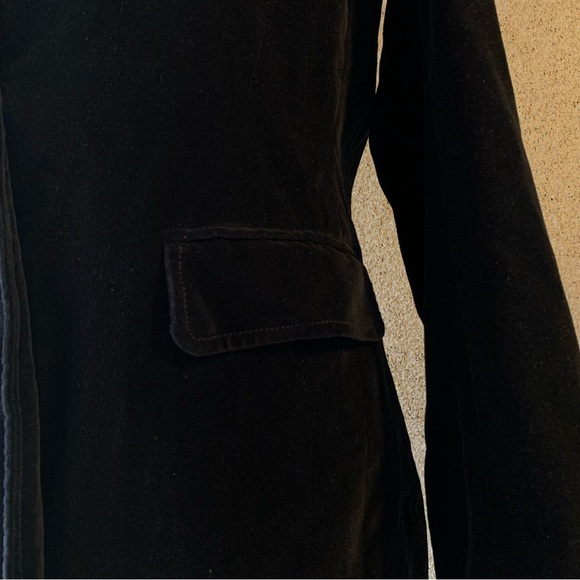 “DKNY City” Black Velveteen Jacket size M - Picture 9 of 11